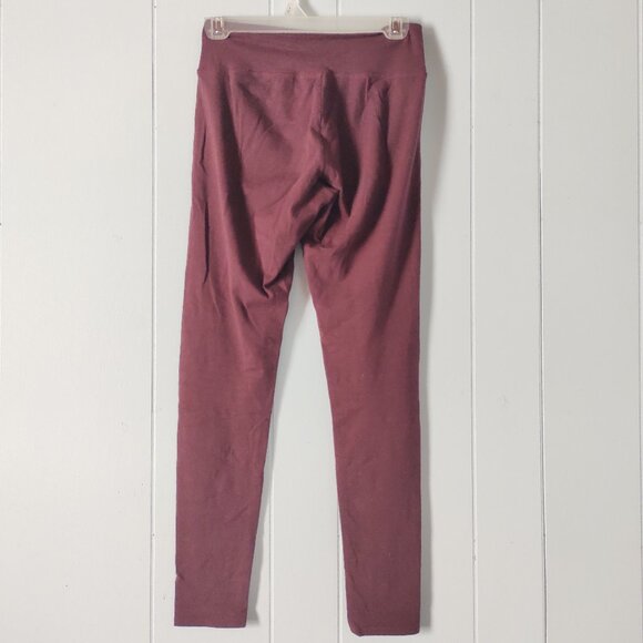 Aerie Maroon Chill Leggings - Picture 3 of 6